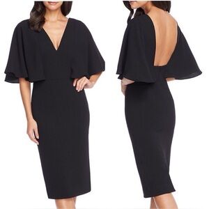 Dress The Population Louisa Flutter-Sleeve Dress